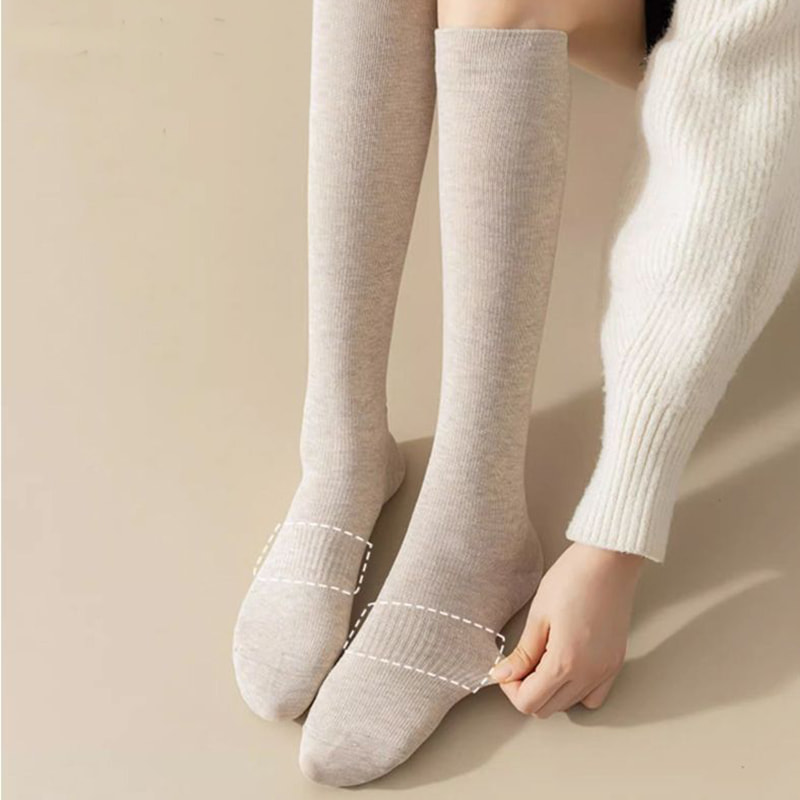 Calcetines de pantorrilla, Color sólido de estilo japonés de primavera y otoño para niños, presión de medio corte, calcetines de pierna delgada JK