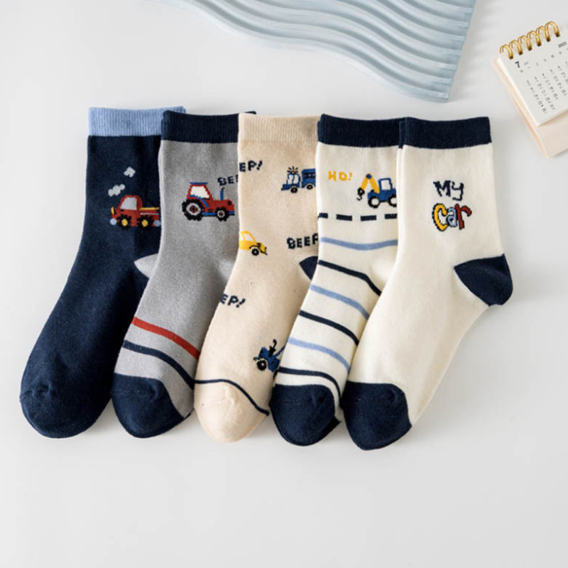 Calcetines para niños en primavera y otoño, calcetines de tubo para niños, calcetines para bebés para niños en primavera, calcetines modernos para niños en primavera, calcetines grandes para niños