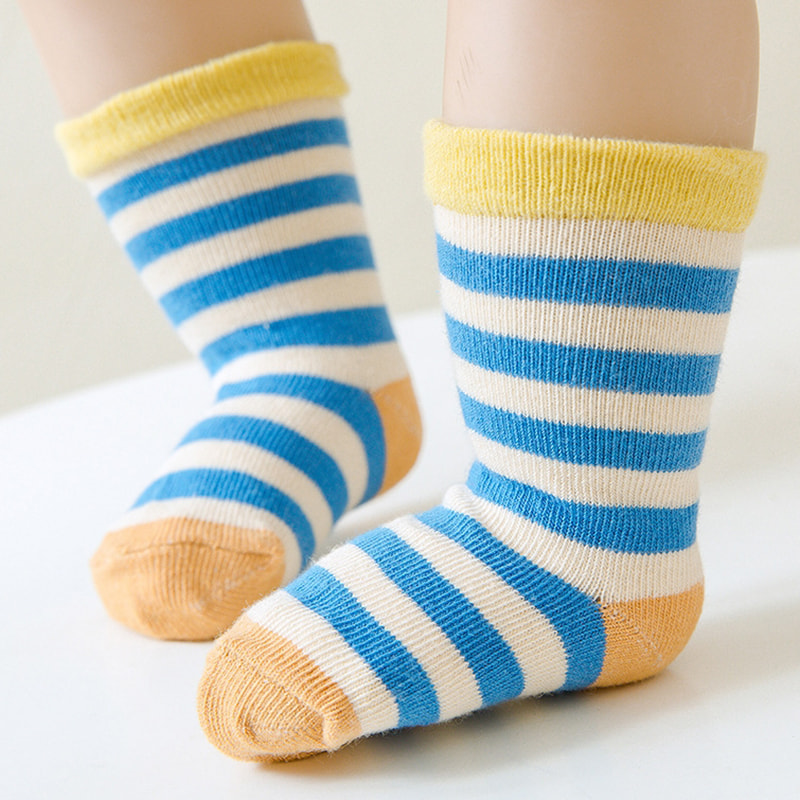 Calcetines para niños, calcetines de tubo, calcetines de algodón para bebés, calcetines para bebés para niños y niñas, calcetines para bebés de primavera y otoño